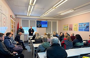 Единый день информирования прошел в хоккейном клубе «Гомель»