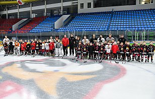Хоккейный клуб «Гомель» принял участие в мероприятиях ко Дню всенародной памяти жертв Великой Отечественной войны и геноцида белорусского народа
