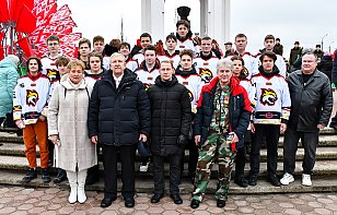 Представители ХК «Гомель» приняли участие в мероприятиях ко Дню памяти воинов-интернационалистов